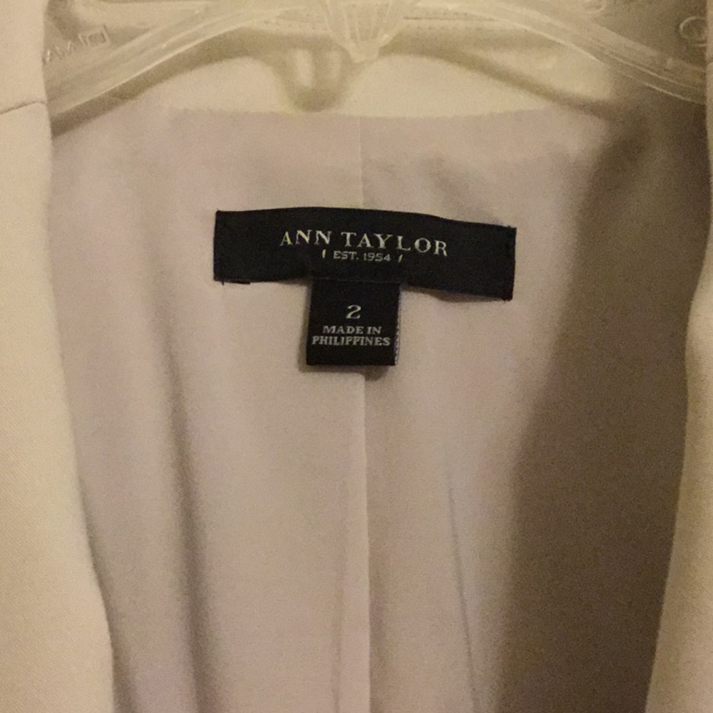 Ann Taylor blazer and skirt